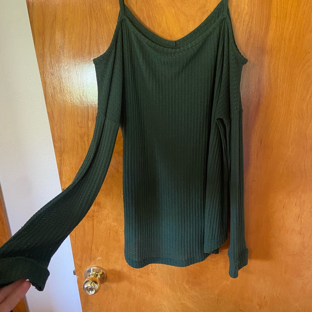 Green Women's Knit Top